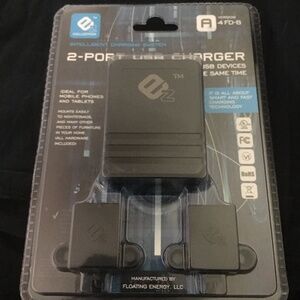2-Port USB Charger - Intelligent Charging System - Version 4 FD-B (NEW-SEALED)